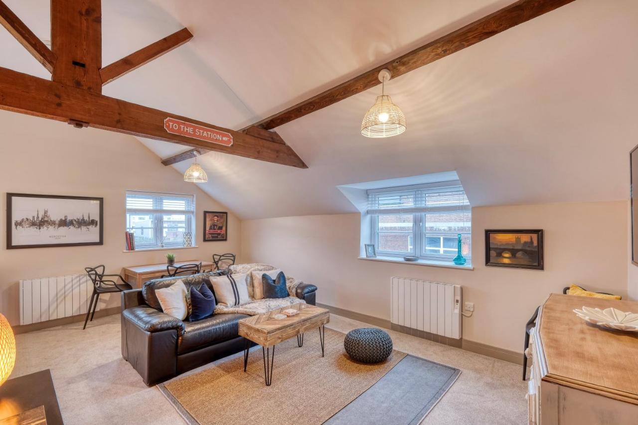 The Station Loft City Centre 1-Bed Apartment Worcester Kültér fotó